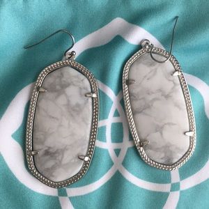 Kendra Scott Howlite Danielle Earrings